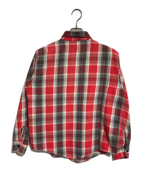 POLAR（ポラール）POLAR (ポラール) チェックネルシャツ レッド サイズ:不明の古着・服飾アイテム