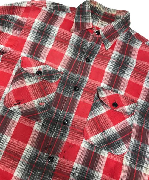 POLAR（ポラール）POLAR (ポラール) チェックネルシャツ レッド サイズ:不明の古着・服飾アイテム