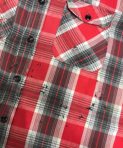 POLAR（ポラール）POLAR (ポラール) チェックネルシャツ レッド サイズ:不明の古着・服飾アイテム