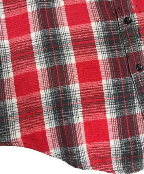 POLAR（ポラール）POLAR (ポラール) チェックネルシャツ レッド サイズ:不明の古着・服飾アイテム