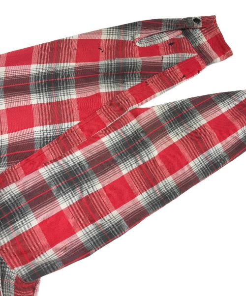POLAR（ポラール）POLAR (ポラール) チェックネルシャツ レッド サイズ:不明の古着・服飾アイテム