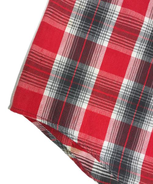 POLAR（ポラール）POLAR (ポラール) チェックネルシャツ レッド サイズ:不明の古着・服飾アイテム