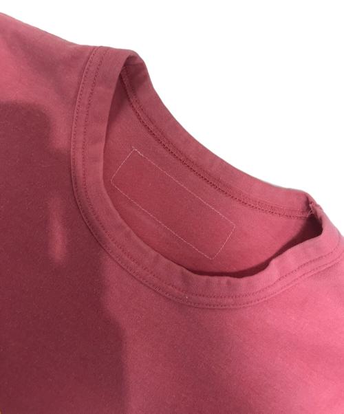 COMME des GARCONS HOMME HOMME（コムデギャルソンオムオム）COMME des GARCONS HOMME HOMME (コムデギャルソンオムオム) チェーンステッチロゴTシャツ ピンク サイズ:不明の古着・服飾アイテム