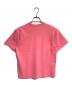 COMME des GARCONS HOMME HOMME (コムデギャルソンオムオム) チェーンステッチロゴTシャツ ピンク サイズ:不明：18000円