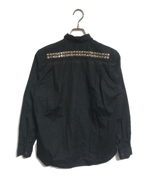 COMME des GARCONS SHIRT（コムデギャルソンシャツ）COMME des GARCONS SHIRT (コムデギャルソンシャツ) バックスタッズシャツ ブラック サイズ:Sの古着・服飾アイテム