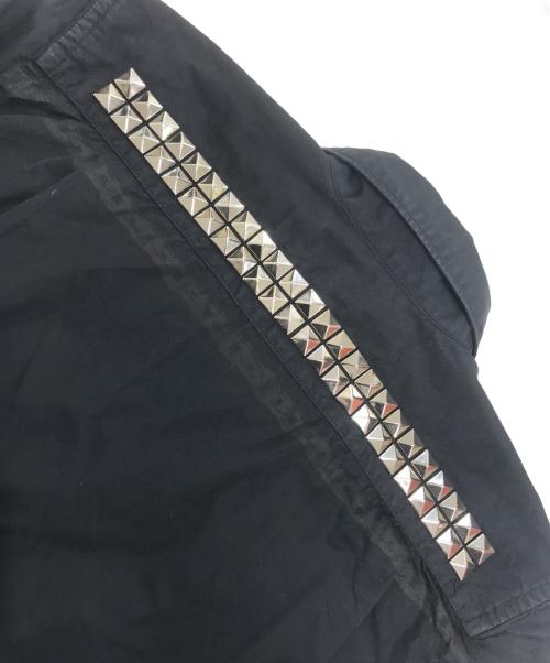 COMME des GARCONS SHIRT（コムデギャルソンシャツ）COMME des GARCONS SHIRT (コムデギャルソンシャツ) バックスタッズシャツ ブラック サイズ:Sの古着・服飾アイテム