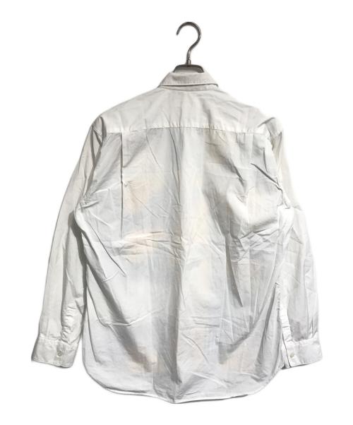 COMME des GARCONS SHIRT（コムデギャルソンシャツ）COMME des GARCONS SHIRT (コムデギャルソンシャツ) パッチワーク転写シャツ ホワイト サイズ:Mの古着・服飾アイテム