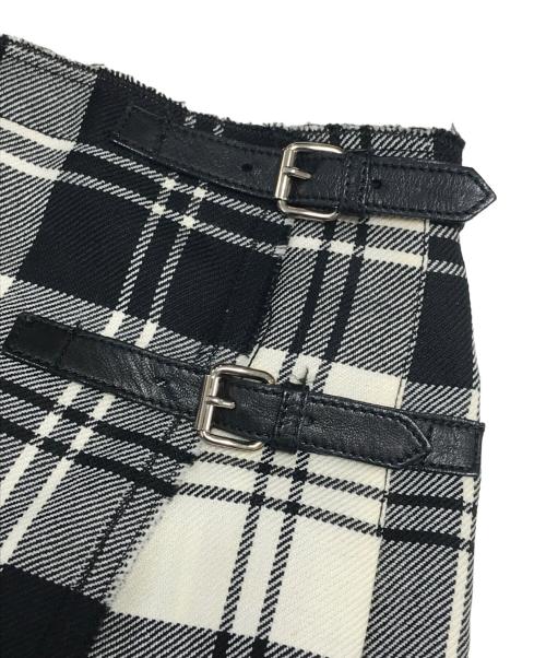 PRADA SPORTS（プラダスポーツ）PRADA SPORTS (プラダスポーツ) チェックラップスカート グレー サイズ:38の古着・服飾アイテム