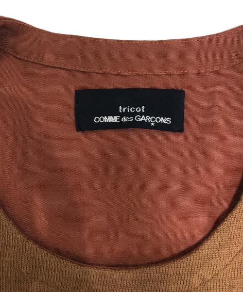 tricot COMME des GARCONS（トリココムデギャルソン）tricot COMME des GARCONS (トリココムデギャルソン) 切替ワンピース ブラウン サイズ:表記なしの古着・服飾アイテム