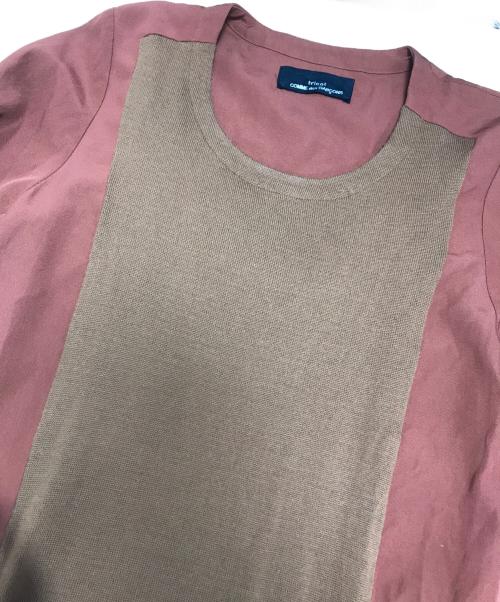 tricot COMME des GARCONS（トリココムデギャルソン）tricot COMME des GARCONS (トリココムデギャルソン) 切替ワンピース ブラウン サイズ:表記なしの古着・服飾アイテム