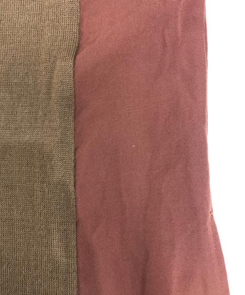 tricot COMME des GARCONS（トリココムデギャルソン）tricot COMME des GARCONS (トリココムデギャルソン) 切替ワンピース ブラウン サイズ:表記なしの古着・服飾アイテム