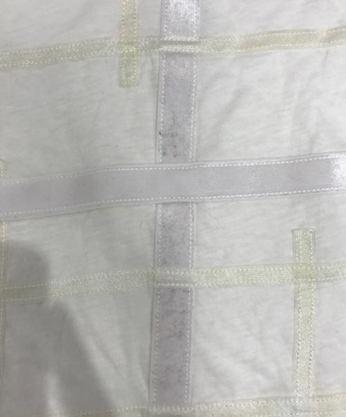 COMME des GARCONS COMME des GARCONS（コムデギャルソン コムデギャルソン）COMME des GARCONS COMME des GARCONS (コムデギャルソン コムデギャルソン) テープ装飾L/Sカットソー ホワイト サイズ:Sの古着・服飾アイテム
