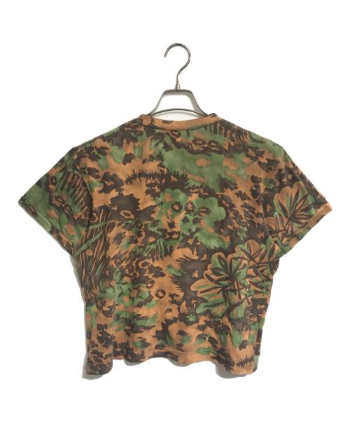 COMME des GARCONS HOMME HOMME（コムデギャルソンオムオム）COMME des GARCONS HOMME HOMME (コムデギャルソンオムオム) VネックカモフラTシャツ グリーン サイズ:表記なしの古着・服飾アイテム