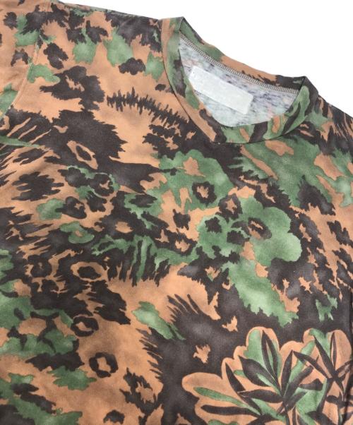 COMME des GARCONS HOMME HOMME（コムデギャルソンオムオム）COMME des GARCONS HOMME HOMME (コムデギャルソンオムオム) VネックカモフラTシャツ グリーン サイズ:表記なしの古着・服飾アイテム