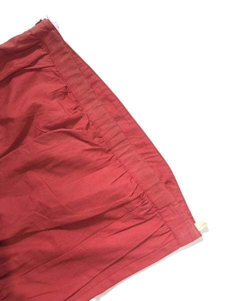 DRIES VAN NOTEN（ドリスヴァンノッテン）DRIES VAN NOTEN (ドリスヴァンノッテン) レース切替ロングドレス レッド サイズ:36の古着・服飾アイテム