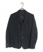 COMME des GARCONS HOMME DEUXコムデギャルソン オム ドゥ）の古着「ポリ縮絨ジャケット」｜ブラック
