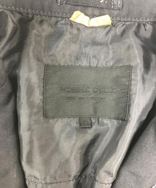 COMME des GARCONS HOMME DEUX（コムデギャルソン オム ドゥ）COMME des GARCONS HOMME DEUX (コムデギャルソン オム ドゥ) ポリ縮絨ジャケット ブラック サイズ:XSの古着・服飾アイテム