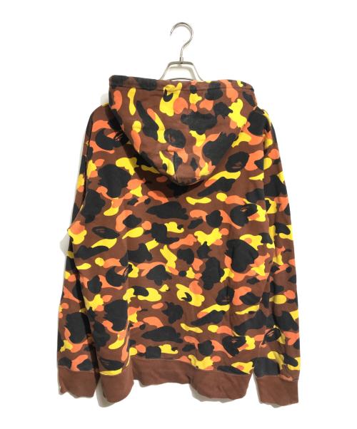 A BATHING APE（アベイシングエイプ）A BATHING APE (アベイシングエイプ) カモフラパーカー ブラウン サイズ:2XLの古着・服飾アイテム