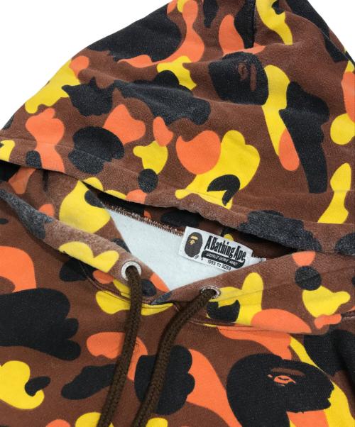 A BATHING APE（アベイシングエイプ）A BATHING APE (アベイシングエイプ) カモフラパーカー ブラウン サイズ:2XLの古着・服飾アイテム