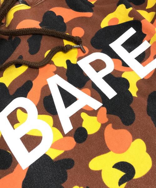 A BATHING APE（アベイシングエイプ）A BATHING APE (アベイシングエイプ) カモフラパーカー ブラウン サイズ:2XLの古着・服飾アイテム