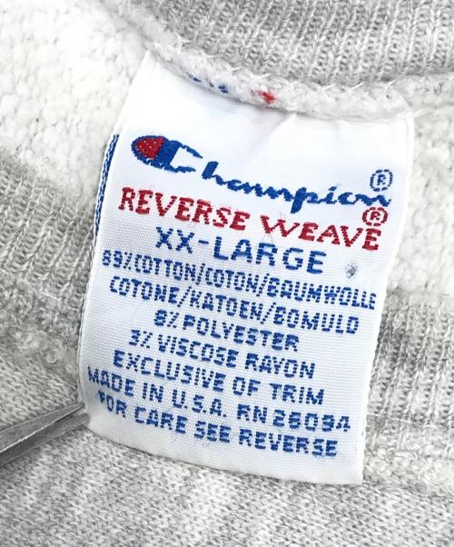 Champion（チャンピオン）Champion (チャンピオン) リバースウィーブスウェット グレー サイズ:XX‐LARGEの古着・服飾アイテム