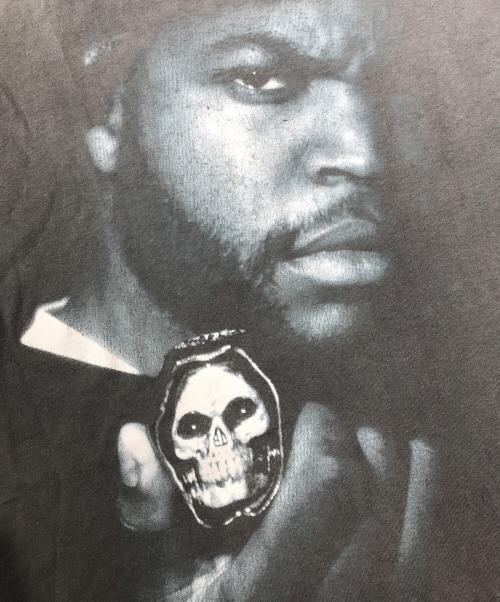 ラップTシャツ（ラップTシャツ）ラップTシャツ (ラップTシャツ) 90s ICE CUBE(アイス キューブ) ラップTシャツ ブラック サイズ:XLの古着・服飾アイテム