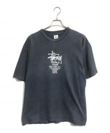 stussy（ステューシー）の古着「ワールドツアーTシャツ」｜ネイビー