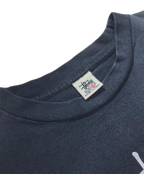 stussy（ステューシー）stussy (ステューシー) ワールドツアーTシャツ ネイビー サイズ:XLの古着・服飾アイテム