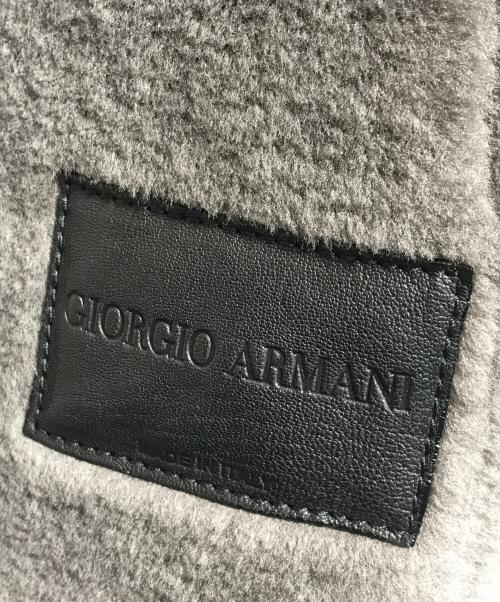 GIORGIO ARMANI（ジョルジオアルマーニ）GIORGIO ARMANI (ジョルジオアルマーニ) ラムムートンジャケット グレー サイズ:46の古着・服飾アイテム