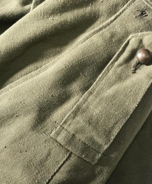 VINTAGE MILITARY（ヴィンテージ ミリタリー）VINTAGE MILITARY (ヴィンテージ ミリタリー) M-35 モーターサイクルコート グリーン サイズ:3の古着・服飾アイテム