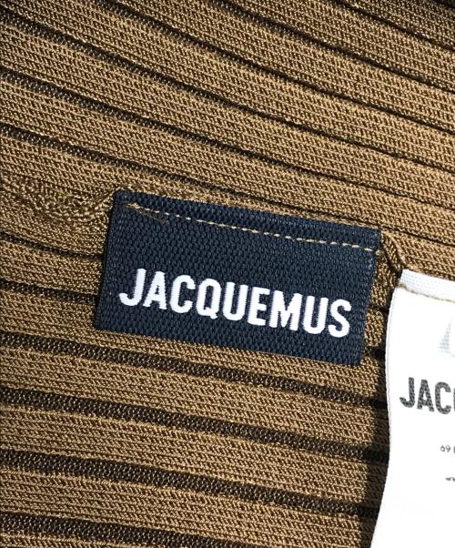 jacquemus（ジャックムス）jacquemus (ジャックムス) リブカーディガン ベージュ サイズ:36の古着・服飾アイテム