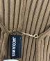 中古・古着 jacquemus (ジャックムス) リブカーディガン ベージュ サイズ:36：15000円