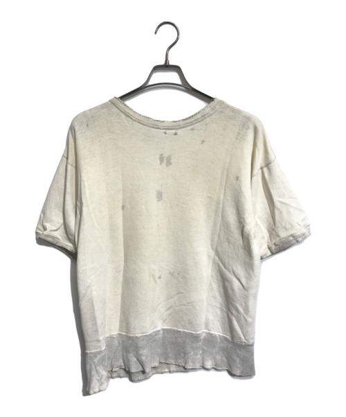 VINTAGE（ヴィンテージ）VINTAGE (ヴィンテージ) 前V半袖スウェット グレー サイズ:不明の古着・服飾アイテム