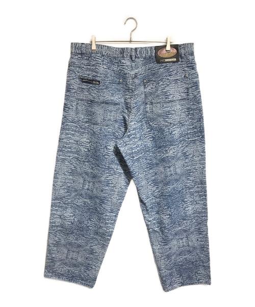 pellepelle（ペレペレ）pellepelle (ペレペレ) クロコ柄デニムパンツ インディゴ サイズ:44の古着・服飾アイテム