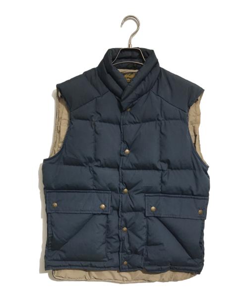 Eddie Bauer（エディーバウアー）Eddie Bauer (エディーバウアー) ダウンベスト ネイビー サイズ:Mの古着・服飾アイテム