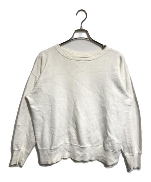 DERBY BRAND（ダービーブランド）DERBY BRAND (ダービーブランド) 前Vスウェット ホワイト サイズ:不明の古着・服飾アイテム
