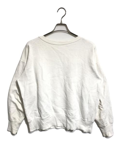 DERBY BRAND（ダービーブランド）DERBY BRAND (ダービーブランド) 前Vスウェット ホワイト サイズ:不明の古着・服飾アイテム
