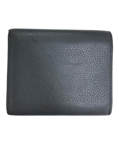 LOEWE（ロエベ）LOEWE (ロエベ) 3つ折り財布 グレー×グリーンの古着・服飾アイテム