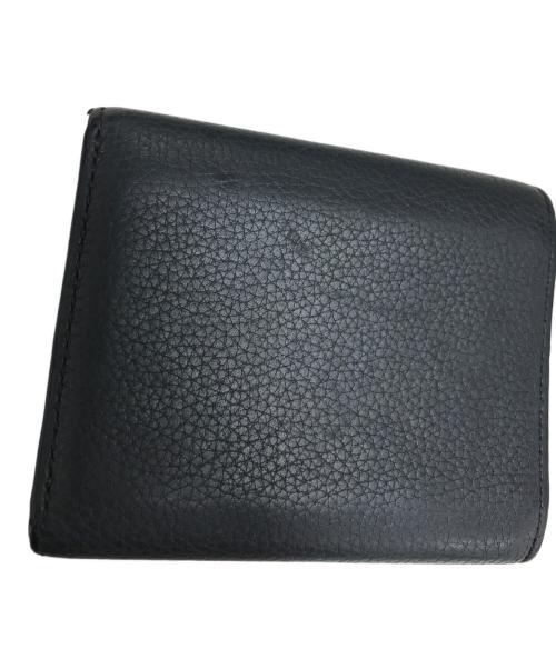 LOEWE（ロエベ）LOEWE (ロエベ) 3つ折り財布 グレー×グリーンの古着・服飾アイテム