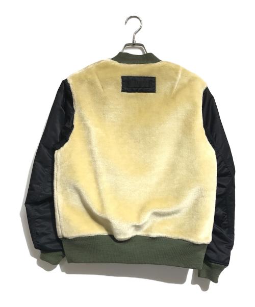 H.R.MARKET（ハリウッドランチマーケッド）H.R.MARKET (ハリウッドランチマーケッド) MA-1・グリズリーリバーシブルジャケット カーキ サイズ:2の古着・服飾アイテム