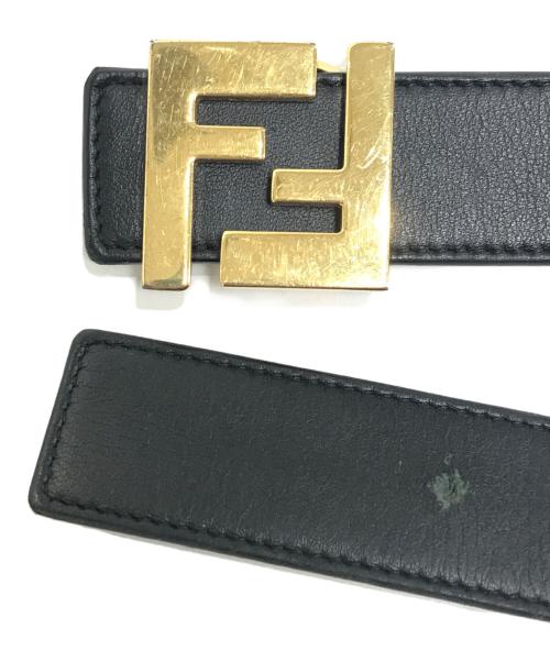 FENDI（フェンディ）FENDI (フェンディ) FFバックルベルト ブラックの古着・服飾アイテム