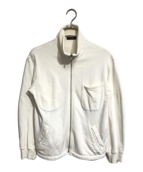 COMME des GARCONS HOMME PLUS（コムデギャルソンオムプリュス）COMME des GARCONS HOMME PLUS (コムデギャルソンオムプリュス) スウェットジャケット ホワイト サイズ:表記なしの古着・服飾アイテム