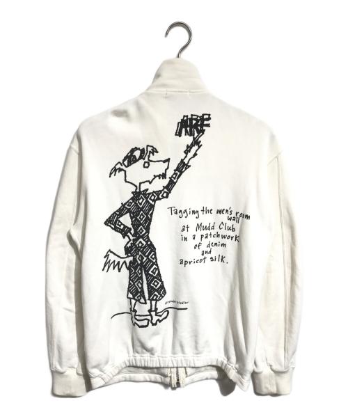 COMME des GARCONS HOMME PLUS（コムデギャルソンオムプリュス）COMME des GARCONS HOMME PLUS (コムデギャルソンオムプリュス) スウェットジャケット ホワイト サイズ:表記なしの古着・服飾アイテム