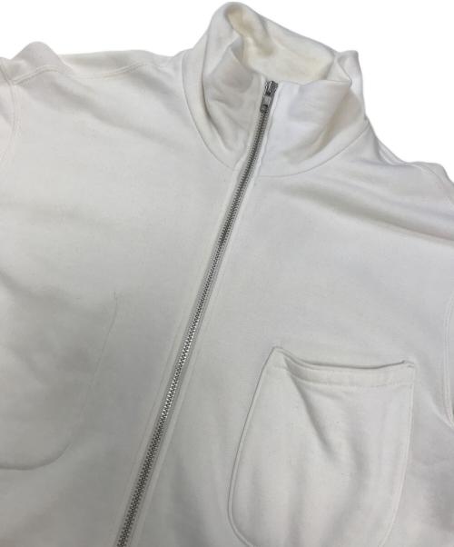 COMME des GARCONS HOMME PLUS（コムデギャルソンオムプリュス）COMME des GARCONS HOMME PLUS (コムデギャルソンオムプリュス) スウェットジャケット ホワイト サイズ:表記なしの古着・服飾アイテム