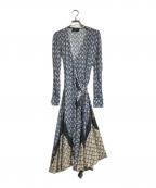 ETROエトロ）の古着「総柄ワンピース」｜ブルー