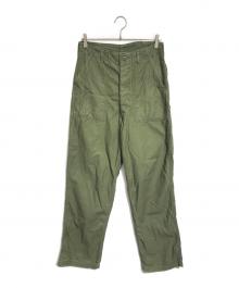 VINTAGE MILITARY（ヴィンテージ ミリタリー）の古着「US ARMY ボタンフライベイカーパンツ」｜カーキ