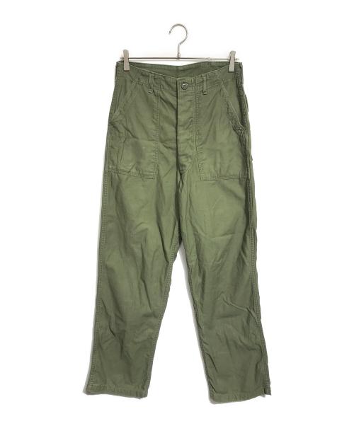 VINTAGE MILITARY（ヴィンテージ ミリタリー）VINTAGE MILITARY (ヴィンテージ ミリタリー) US ARMY ボタンフライベイカーパンツ カーキ サイズ:32×33の古着・服飾アイテム