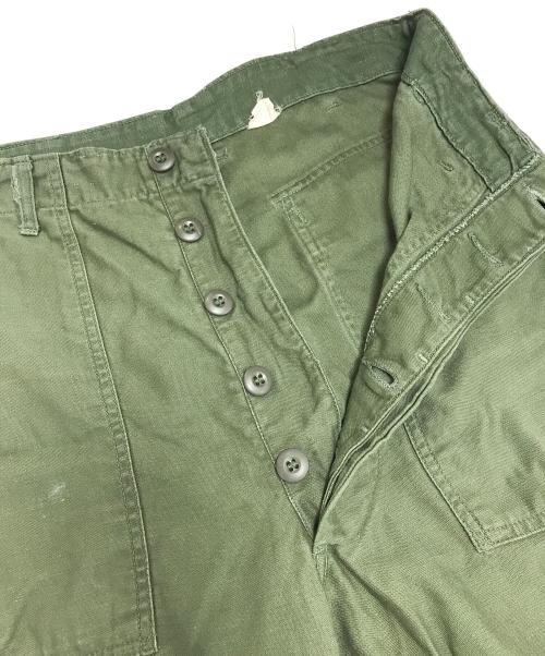 VINTAGE MILITARY（ヴィンテージ ミリタリー）VINTAGE MILITARY (ヴィンテージ ミリタリー) US ARMY ボタンフライベイカーパンツ カーキ サイズ:32×33の古着・服飾アイテム