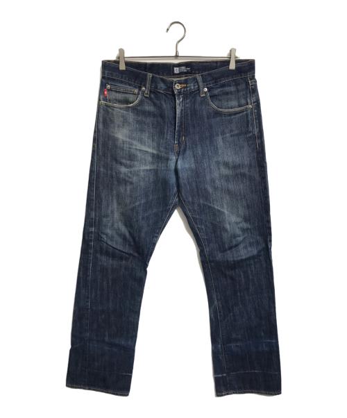 stussy（ステューシー）stussy (ステューシー) SSシャネルロゴデニムパンツ インディゴ サイズ:32の古着・服飾アイテム
