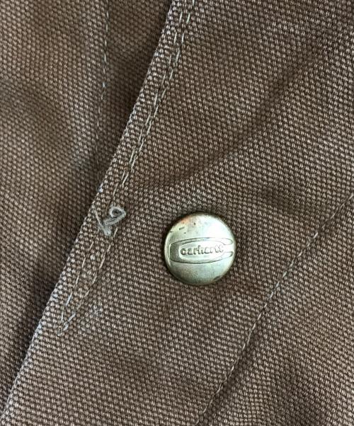 CarHartt（カーハート）CarHartt (カーハート) ダック地つなぎ ブラウン サイズ:不明の古着・服飾アイテム